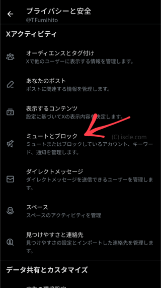 ミュートとブロック